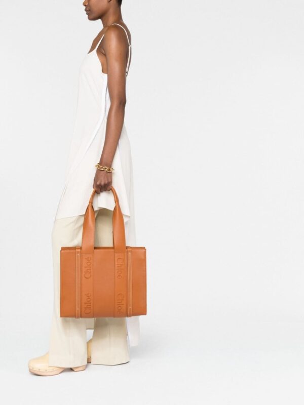 Chloé medium Woody tote bag - Image 2