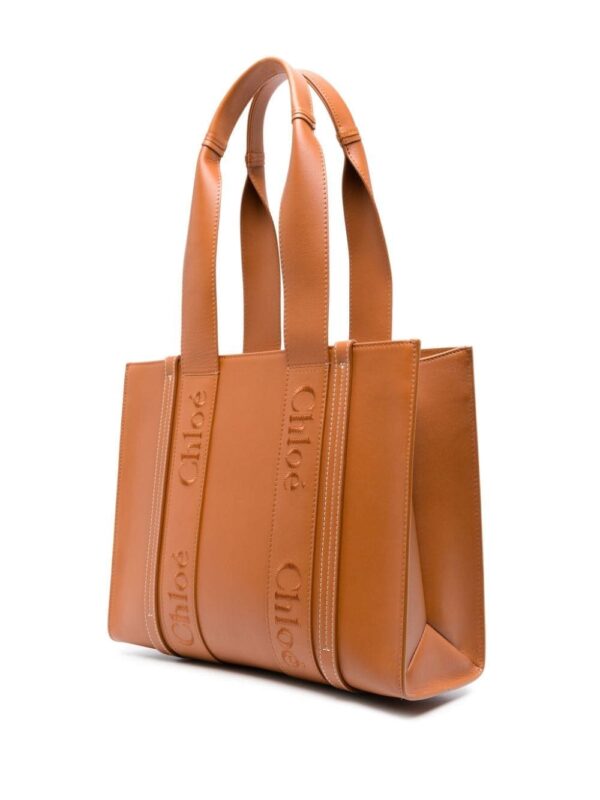 Chloé medium Woody tote bag - Image 4