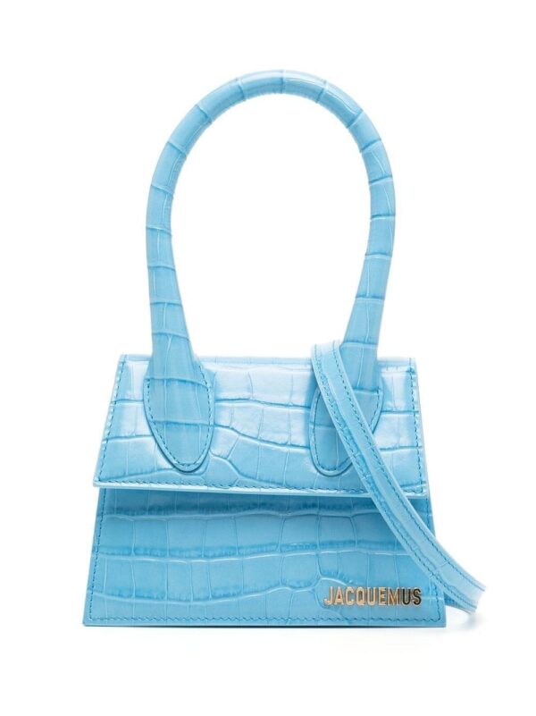 Jacquemus Le Chiquito crocodile-embossed tote bag