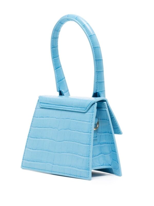 Jacquemus Le Chiquito crocodile-embossed tote bag - Image 3