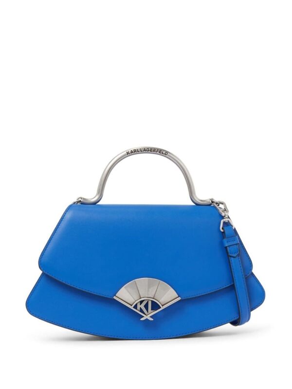 Karl Lagerfeld Archive Fan leather crossbody bag