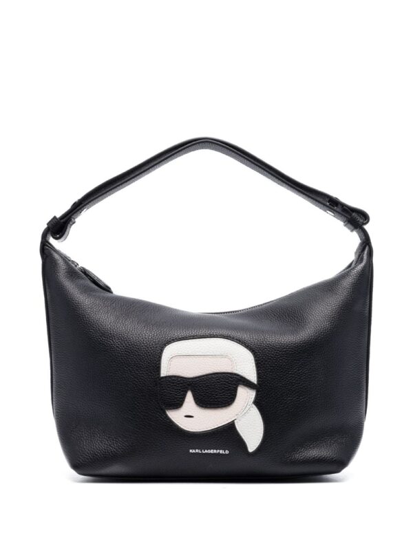 Karl Lagerfeld Lea Ikonik-motif shoulder bag