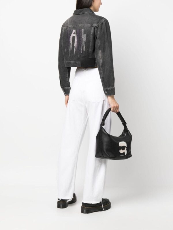 Karl Lagerfeld Lea Ikonik-motif shoulder bag - Image 2