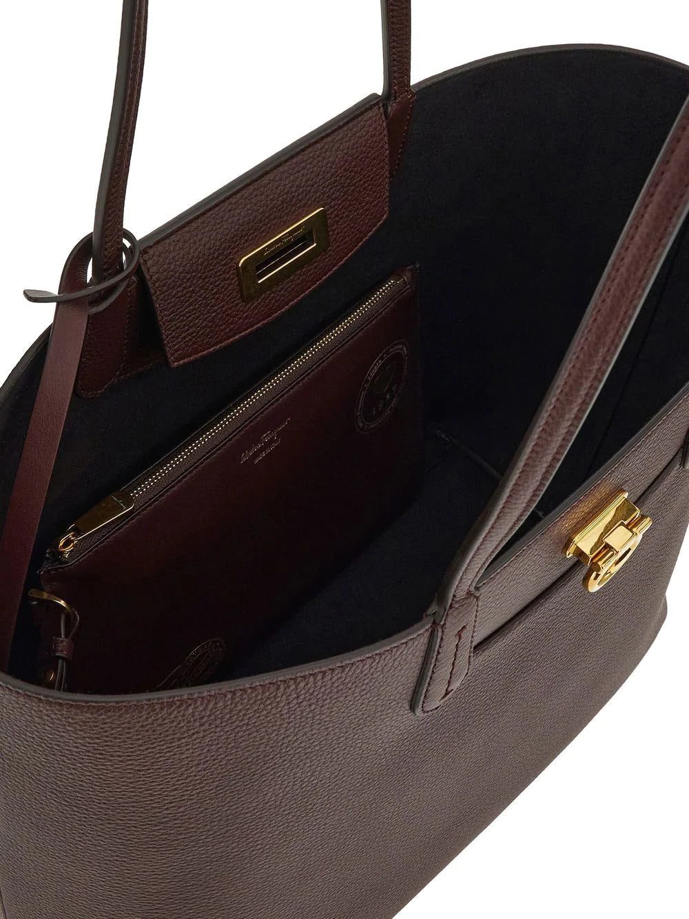 Ferragamo Gancini leather tote bag - Image 2