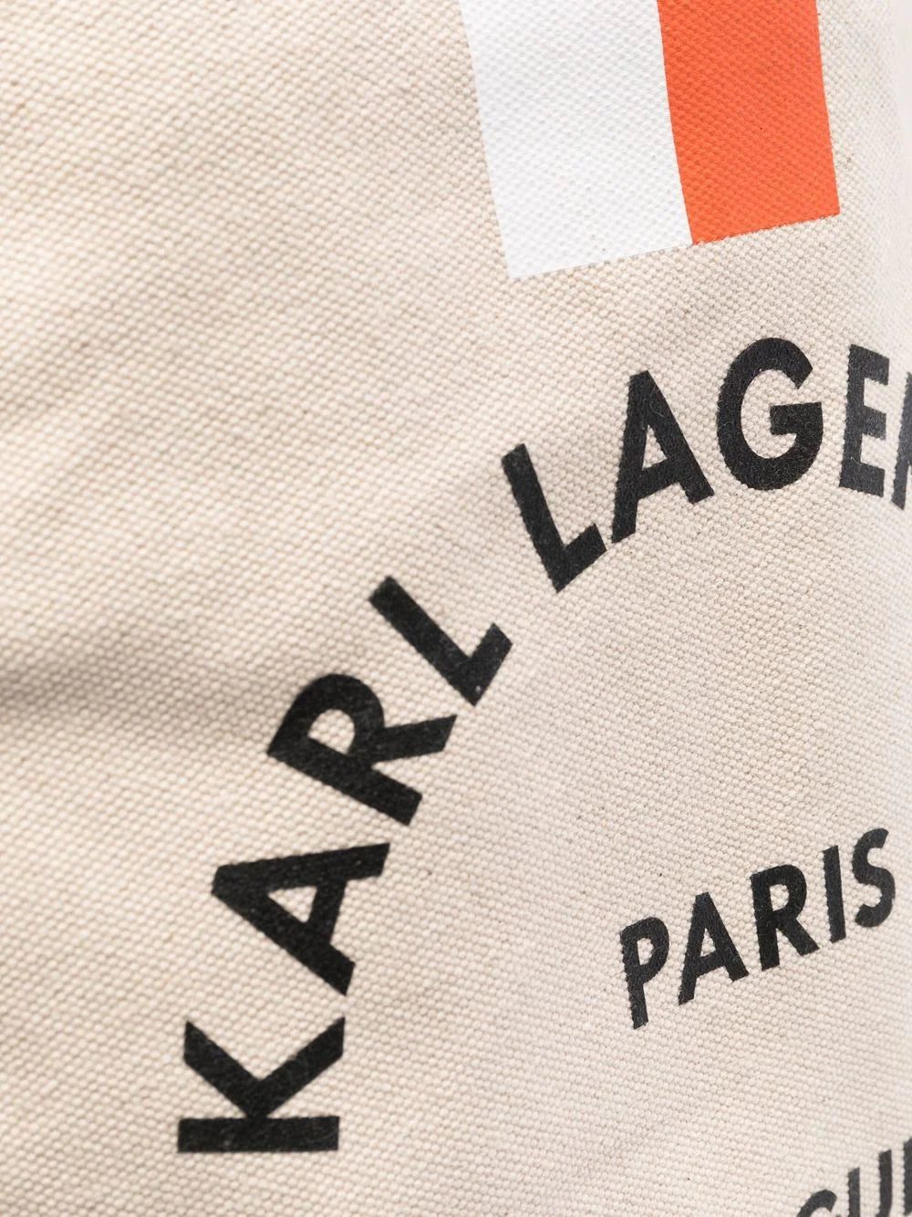 Karl Lagerfeld Rue St-Guillaume canvas tote bag - Image 4