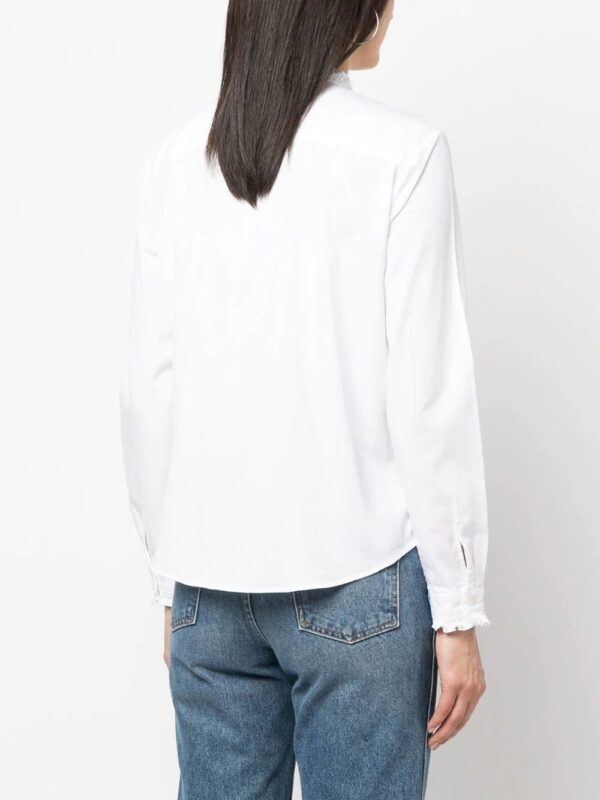 Tommy Hilfiger  ruffle collar shirt - Image 4