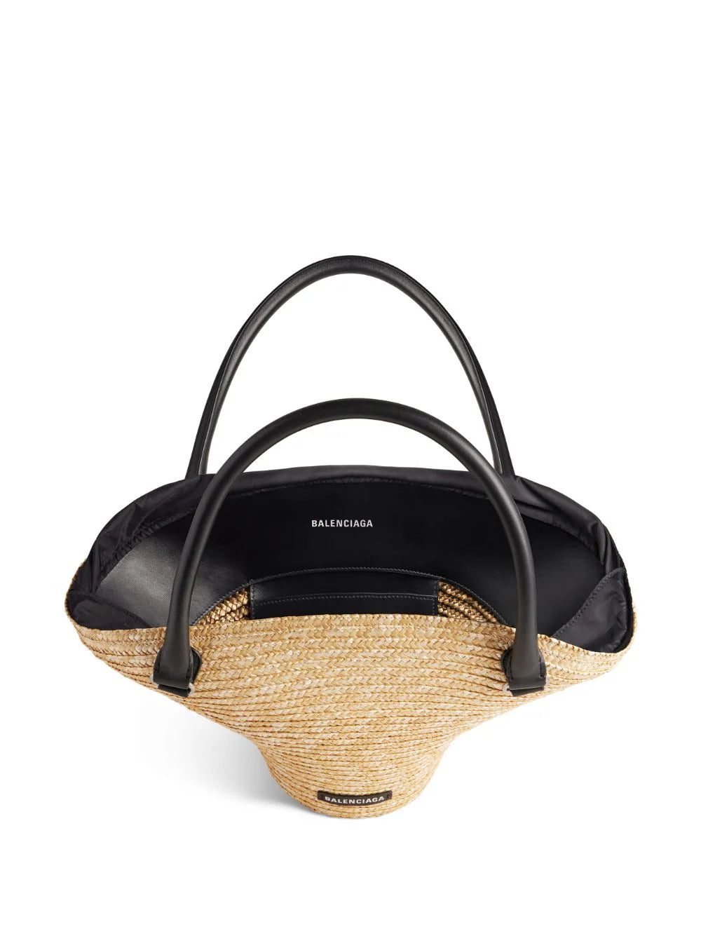 Balenciaga medium raffia tote bag - Image 3