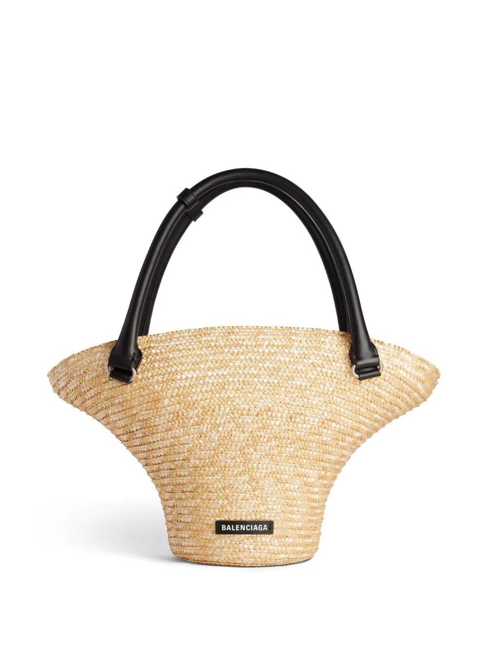 Balenciaga medium raffia tote bag