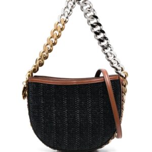 Stella McCartney Frayme woven shoulder bag