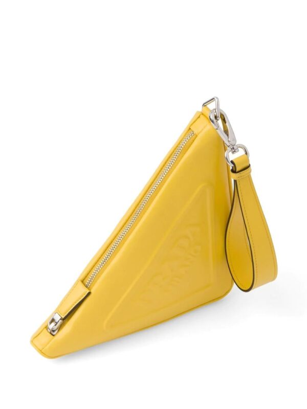Prada  leather triangle pouch - Image 3