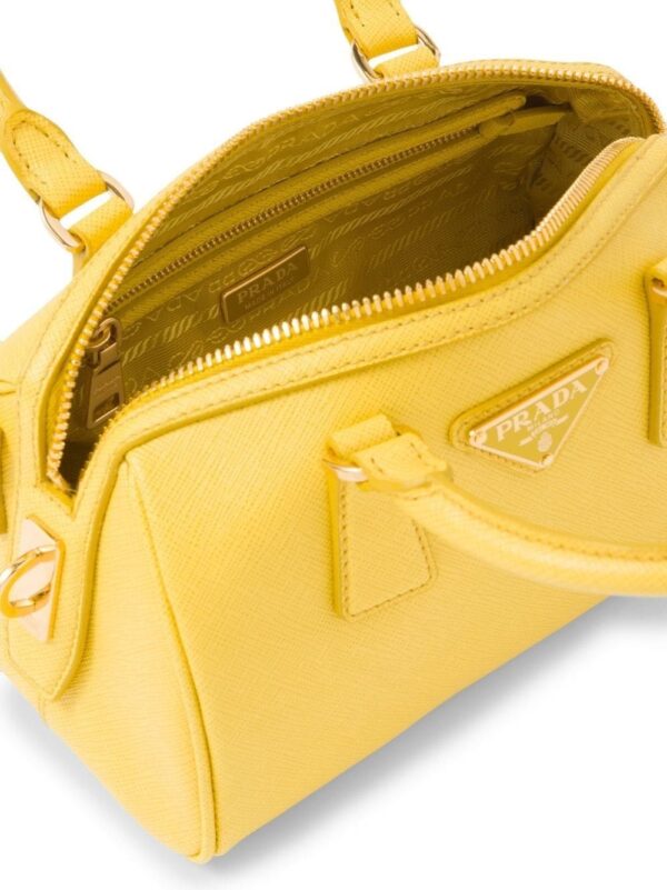 Prada leather top handle bag - Image 5