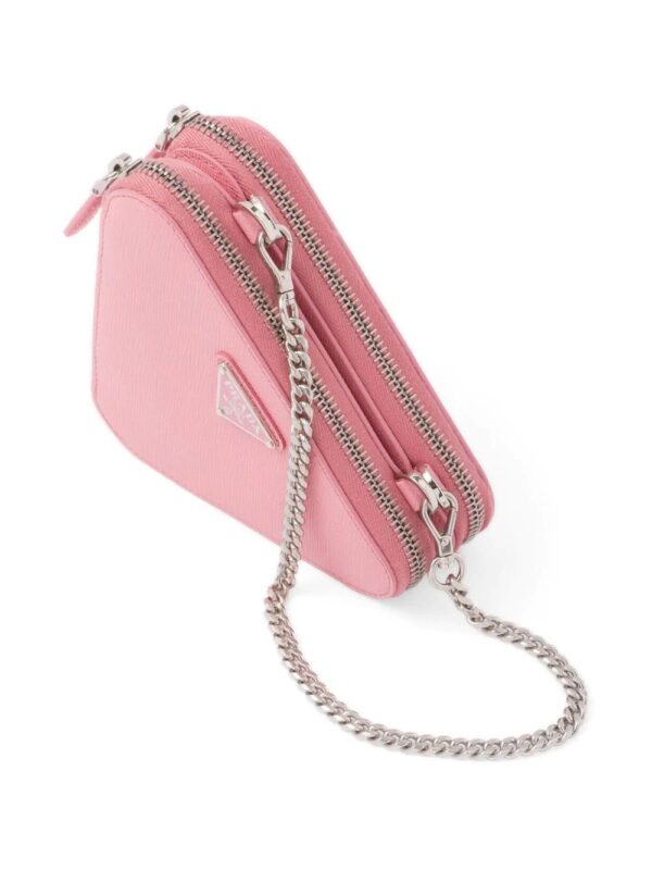 Prada  Saffiano leather mini pouch bag - Image 3