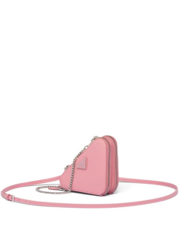 Prada  Saffiano leather mini pouch bag