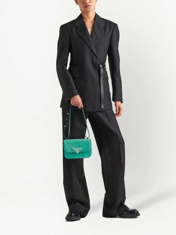 Prada  Emblème Saffiano leather shoulder bag - Image 2