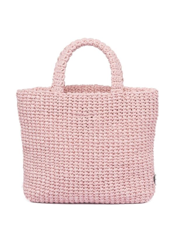 Prada small raffia tote bag - Image 2