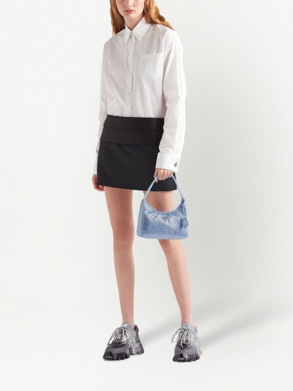 Prada Re-Edition 2000 crystal-embellished mini bag - Image 2