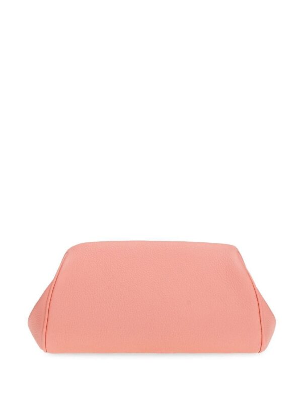 Ferragamo Gancini-plaque leather clutch bag - Image 3