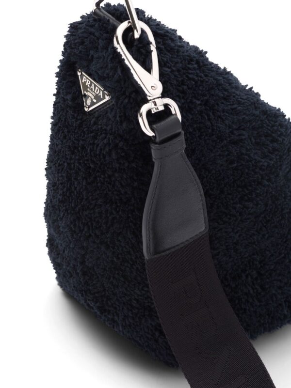 Prada  Triangle terry-cloth shoulder bag - Image 3