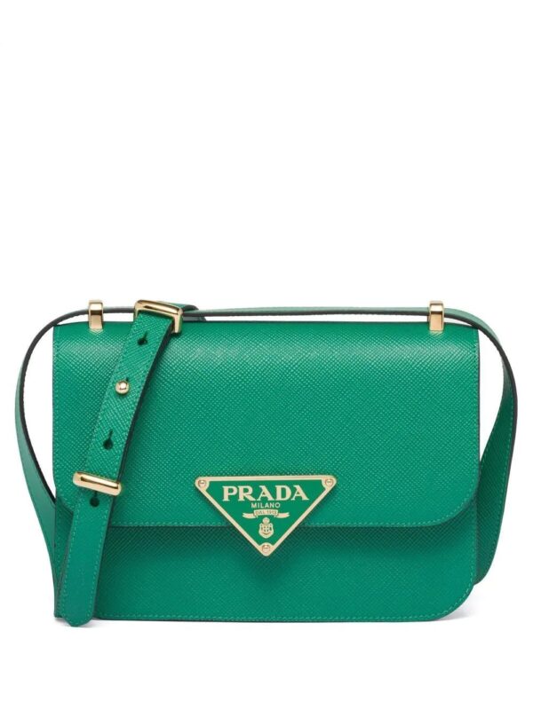 Prada  Emblème Saffiano leather shoulder bag