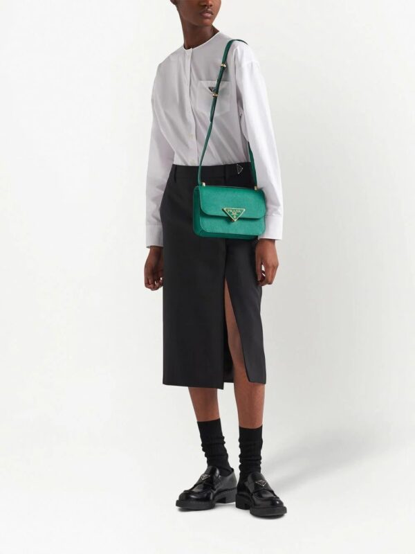 Prada  Emblème Saffiano leather shoulder bag - Image 2
