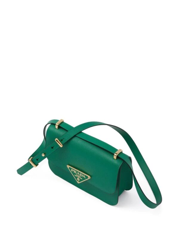Prada  Emblème Saffiano leather shoulder bag - Image 4