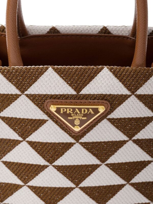 Prada Symbole embroidered mini bag - Image 5