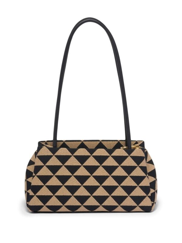 Prada small Symbole embroidered tote bag - Image 3