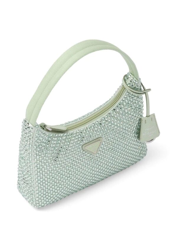 Prada  Re-Edition 2000 crystal-embellished shoulder bag - Image 5