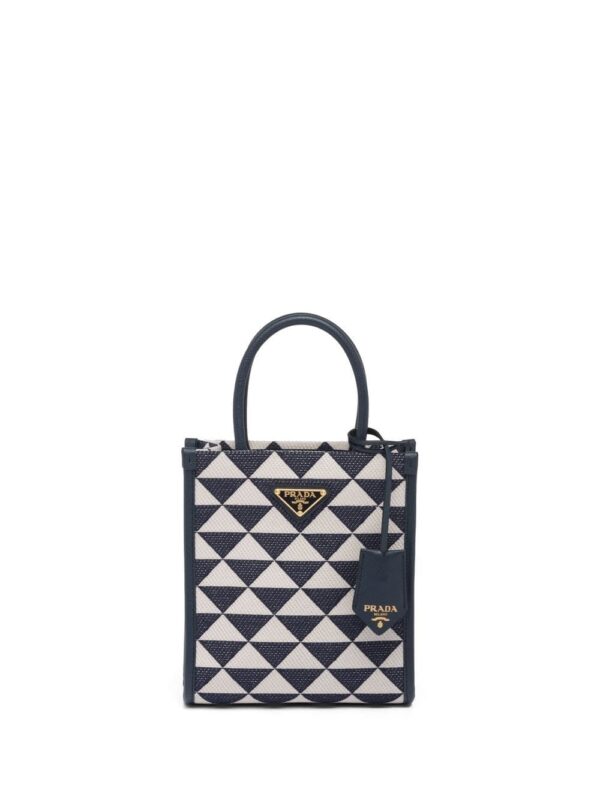 Prada Symbole embroidered mini bag
