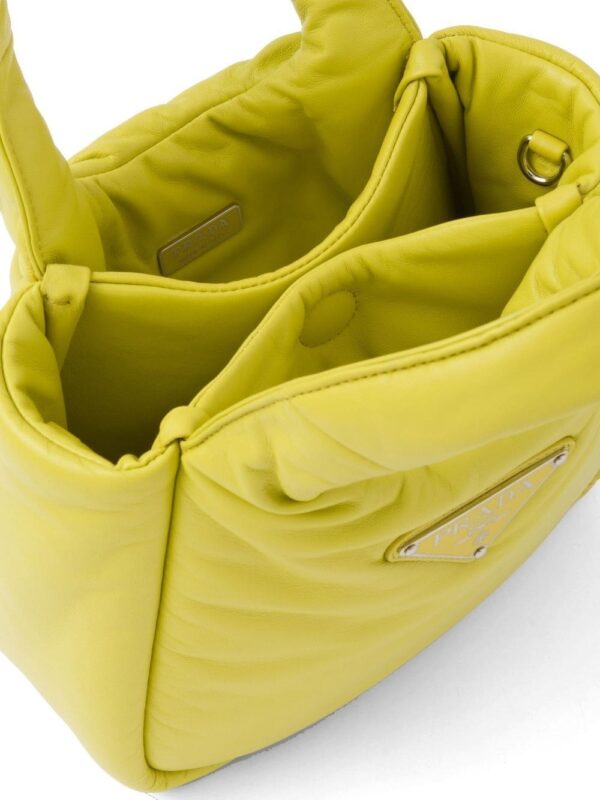 Prada small padded leather tote bag - Image 4