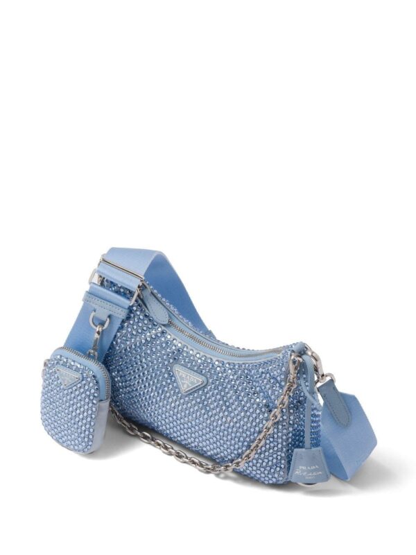 Prada Re-Edition 2005 crystal-embellished shoulder bag - Image 5