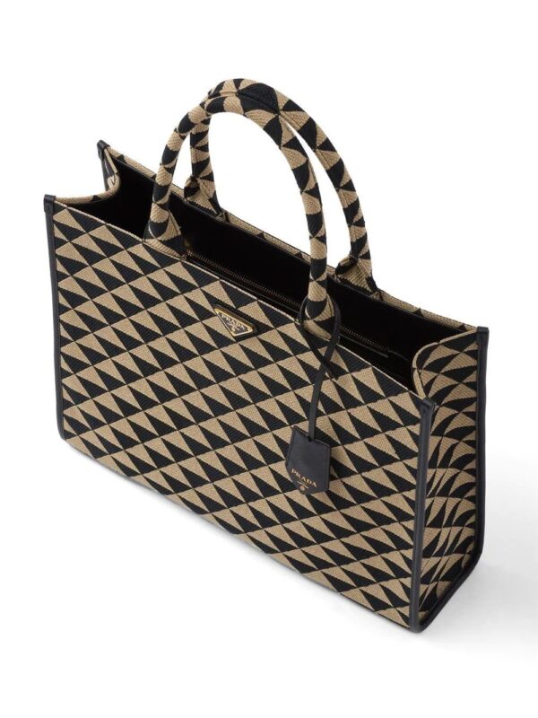 Prada  Symbole triangle-pattern tote bag - Image 3