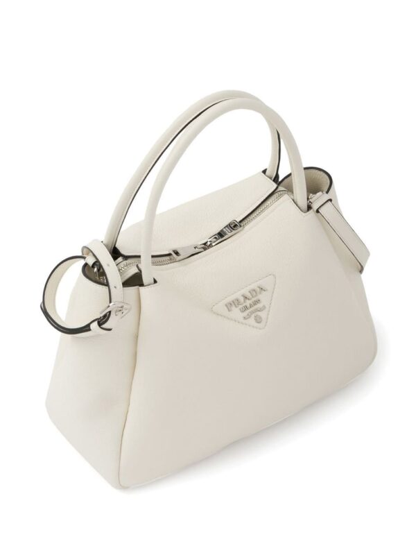 Prada large logo-plaque tote bag - Image 5