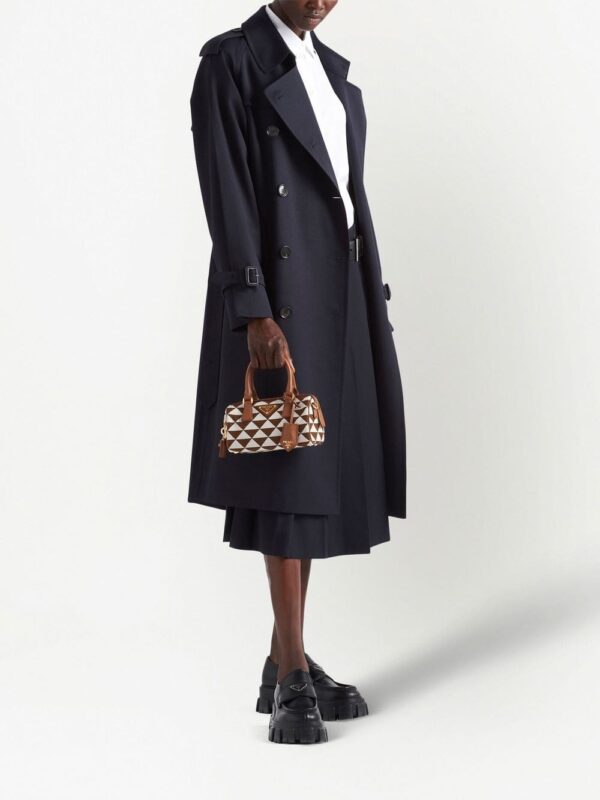 Prada Symbole embroidered top-handle bag - Image 2