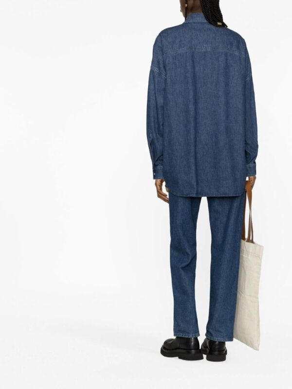Valentino Garavani  V-plaque chambray denim shirt - Image 3