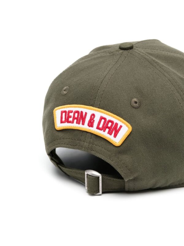 DSQUARED2 logo-patch twill cap - Image 2