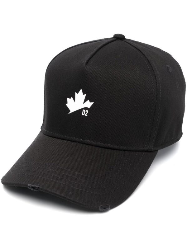 DSQUARED2 logo-print cotton cap