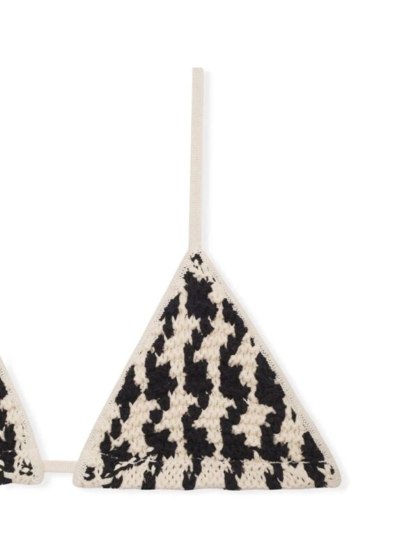 ANINE BING  Omar houndstooth bra - Image 2