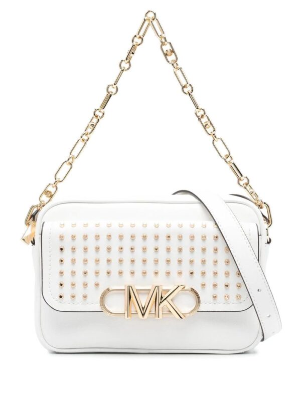 Michael Michael Kors  logo-plaque leather crossbody bag