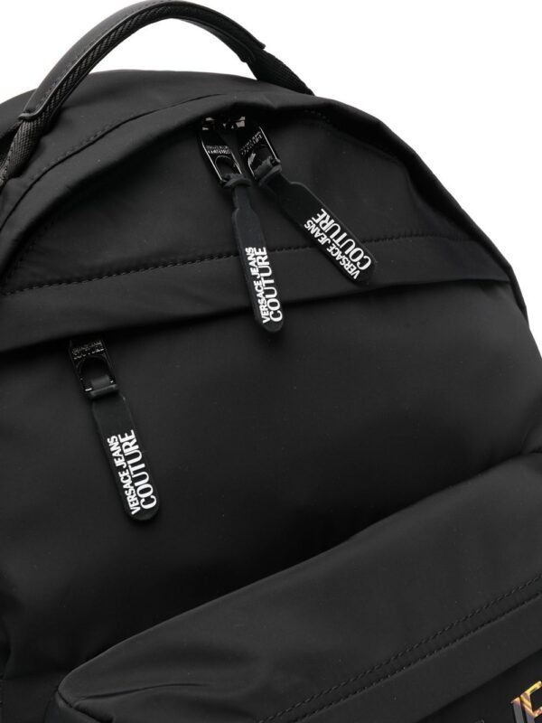 Versace Jeans Couture logo-lettering backpack - Image 4