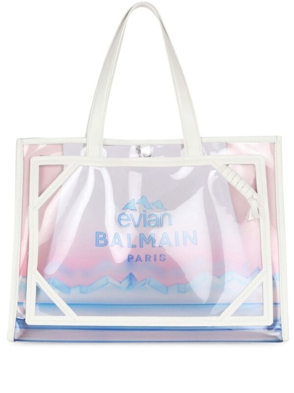 Balmain x Evian medium B-Army shopper bag