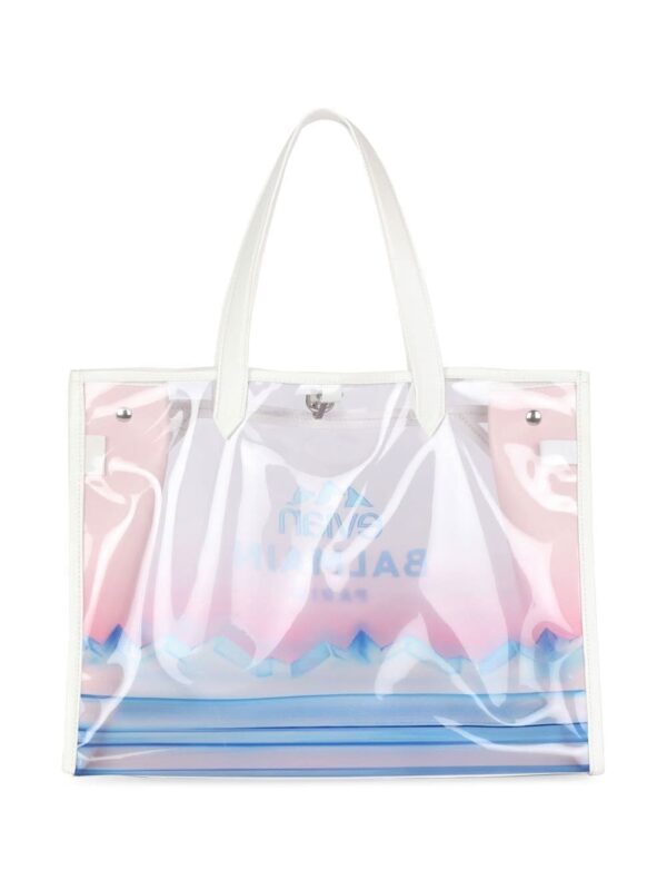 Balmain x Evian medium B-Army shopper bag - Image 3