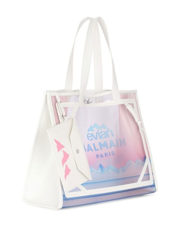 Balmain x Evian medium B-Army shopper bag - Image 4