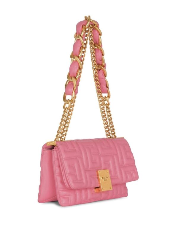 Balmain 1945 soft quilted shoulder bag - Image 5