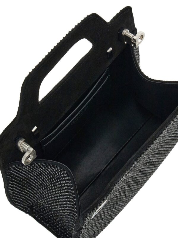 Ferragamo crystal-embellished top-handle mini bag - Image 5