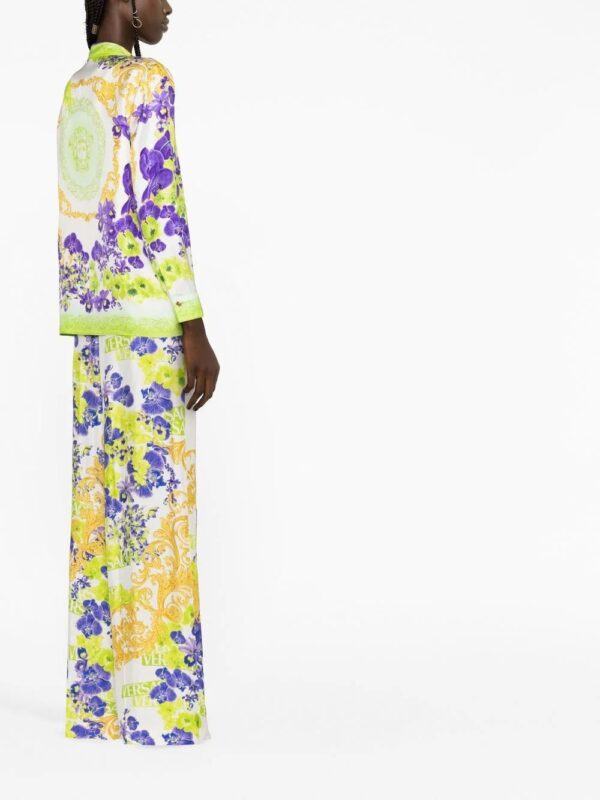 Versace  floral-print silk shirt - Image 3