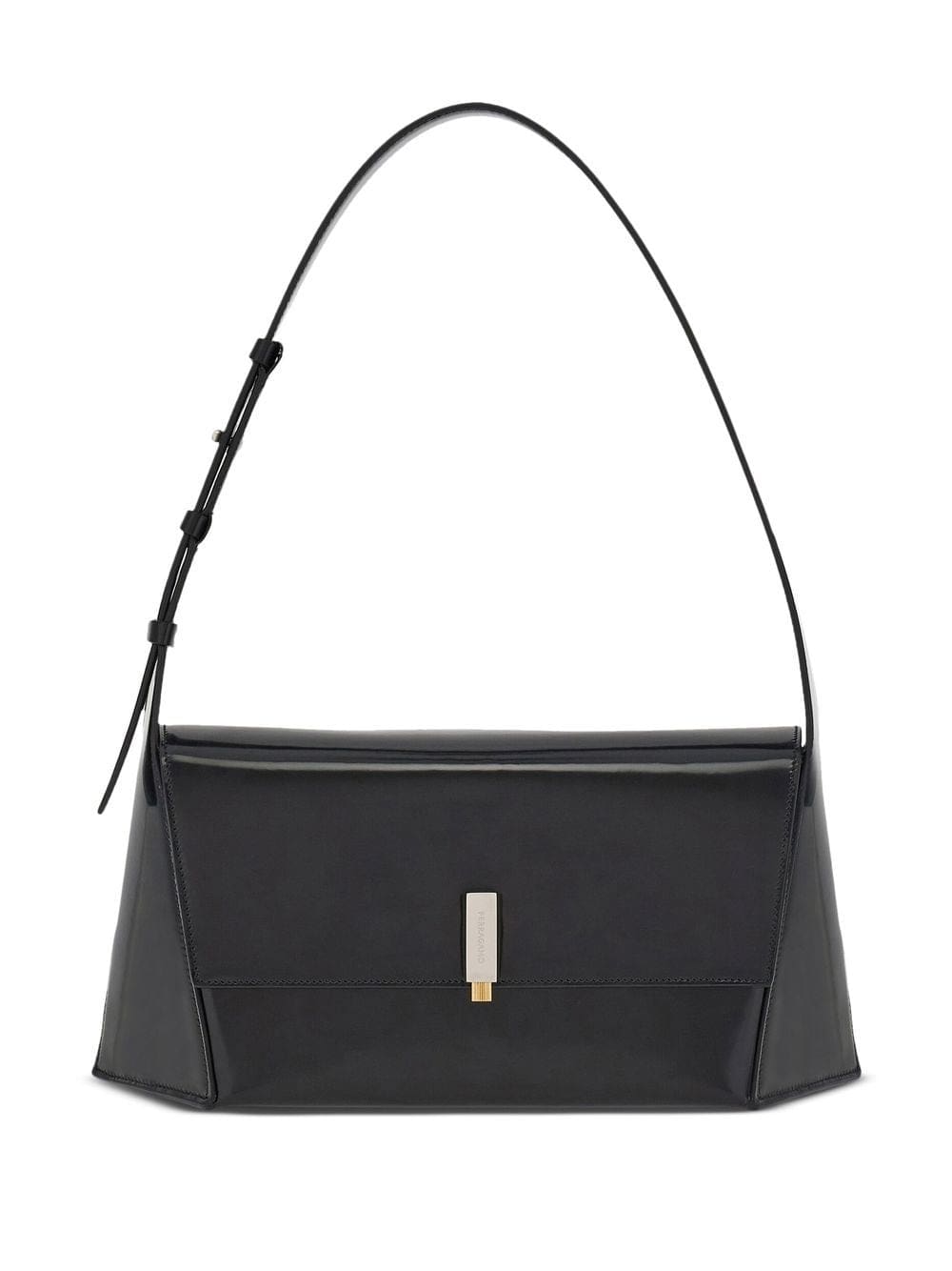 Ferragamo Geometric leather shoulder bag