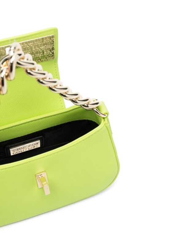 Versace Jeans Couture  logo-plaque chain-trim shoulder bag - Image 2
