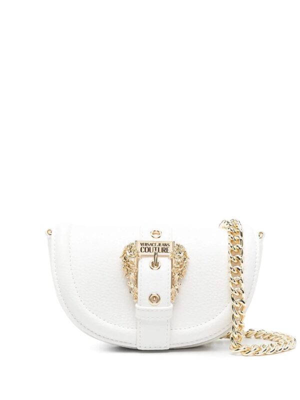 Versace Jeans Couture  baroque buckle-detail shoulder bag