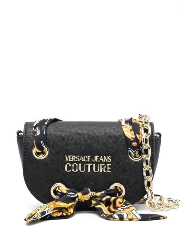 Versace Jeans Couture  baroque-print detail shoulder bag